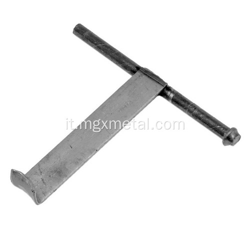 Staffa di gancio di scarico in acciaio a zinco di alta qualità